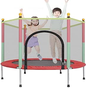 "Child Trampoline Net with Jumping Mat: Safe and Fun Bounce Play for Kids" - Dubai Marts