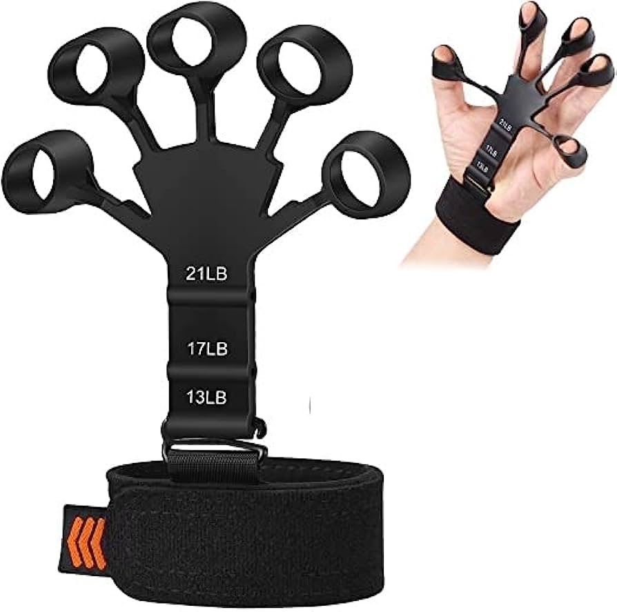 "Metal-Hook Grip Strength Trainer: Enhance Your Hand and Forearm Power" - Dubai Marts