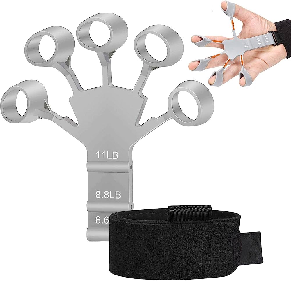 "Metal-Hook Grip Strength Trainer: Enhance Your Hand and Forearm Power" - Dubai Marts